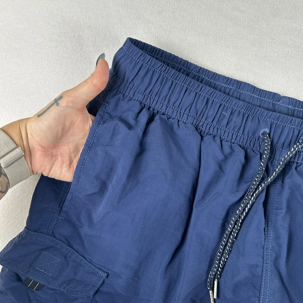 Tommy Bahama Relax Shorts Mens Large Blue Swim Trunks Cargo Mesh Lined Quick Dry